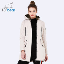 Load image into Gallery viewer, ICEbear 2019 New Brand Clothing Women Spring Parka Womens Long Thin Jacket With Hat Detachable Warm Coat 16G262D
